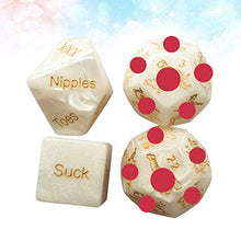 Load image into Gallery viewer, Sosoport 4PCS Adult Games Romance Humour Funny Marble Dice Craps Set for Couples Lover (Posture and Word)
