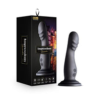 Blush Amsterdam - 6.5 Inch Ultrasilk Smooth Puria Silicone Vibrating G Spot P Spot Dildo - 10 RumbleTech Vibration Modes - Waterproof Rechargeable Harness Compatible Suction Cup Vibrator for Him Her