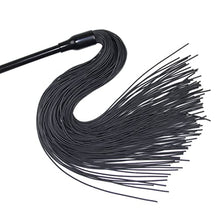 Load image into Gallery viewer, 3pcs Fetish Tickler Party Cosplay Night Paddle Couples Toys Pets Leather Lovers for Spanking Flirting Whip Black Beat Tease Feather Date Paddles Flogger Silicone Removable
