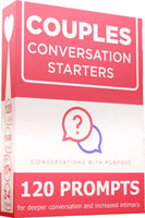 120 Couples Conversation Cards - Enjoy Better Relationships and Deeper Intimacy - Dating Card Game for Adults - Fun Couples Game for Date Night, Valentine Card Games for Couples