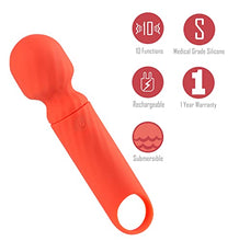 Load image into Gallery viewer, Dolly 10-Function Rechargeable Mini-Wand Bullet Clitoral Vibrator Sex Toy
