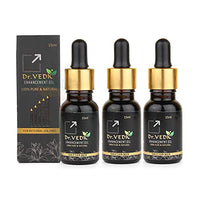 Dr Vedic Men's 100% Pure & Natural Oil (15 ml Pack of 3)