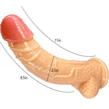 Load image into Gallery viewer, xofoco Realistic Dildo with Suction Cup, Flesh
