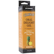 Load image into Gallery viewer, Doc Johnson GoodHead - Oral Delight Gel - Pineapple - Enhances Flavor During Oral Sex and Freshens Breath - Sugar-Free (4 oz./113g)
