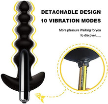 Load image into Gallery viewer, Anal Vibrator Prostate Massager for Men, Ergonomically Designed Anal Plug and 16 Powerful Stimulation Modes, Gradient Design Silicone Anal Vibrator, Anal Sex Toys for Men, Women and Couples
