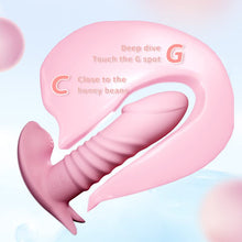 Load image into Gallery viewer, Remote Control Thrusting Dildo Vibrator Sex Toy- Domlust Wearable 3 Thrusting 10 Vibrating Adult Stroker Sex Toys with 2cm Extension Distance, Powerful Super Soft Vagina Clitoris Anus Butt Fun
