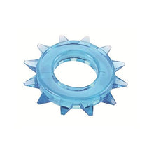 Load image into Gallery viewer, Spartacus Elastomer Stud Cock Ring - Blue
