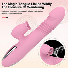 Load image into Gallery viewer, Toy Rose for Women Rabbit Vibrator Clitoral G-spot Waterproof Sex Couple Fun Toys Couples Adult Clitoris Dual Motor Heating Function Panty Massage Vibration Modes Flexible Clit
