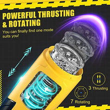 Load image into Gallery viewer, Automatic Male Masturbator, Male Masturbators Cup with 7 Thrusting &amp; Rotating Modes for Penis Stimulation, Electric Pocket Pussy Male Stroker Toy, Adult Male Sex Toys for Men
