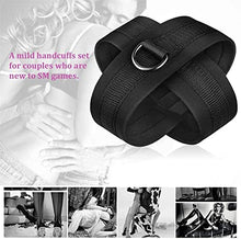 Load image into Gallery viewer, Bed Restraint Kit for Couples Under King Bed Restraints for Adult Couples Bondaged Kit Tie Down Straps Sex Resistant Set for Adult Women Submissive Bondaged Restraints Sex Set Hand and Legs Sweater AA
