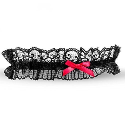 EasyToys Sexy Lingerie Lace Garter, Black, 7 Gram