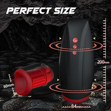 Load image into Gallery viewer, 2 in 1 Automatic Sucking Male Masturbators Cup with 10 Vibration &amp; 6 Suction Modes,G spot Dildo Pump Enlargement Stimulation,Hands-Free Electric Vibrator Sex Toy for Men Masturbation Transparent
