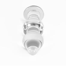 Load image into Gallery viewer, Epichao Clear Glass Anal Plug G-spot Massager Crystal Butt Plug Expander Anal Sex Toys for Couples (5.9&quot;)
