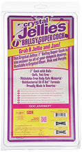 Load image into Gallery viewer, Doc Johnson Crystal Jellies - 7 Inch Ballsy Super Cock - 8 in. Long and 1.8 in. Wide - Balls Provide a Sturdy Base - Dildo - Pink
