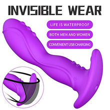 Load image into Gallery viewer, Clitoral G-Spot Wiggling Wearable Quiet Remote Panty Rabbit Vibrator Double Couple Vibrations Fun Sex Things Love Waterproof Adult Toy for Women Toys Couples Clitoris Rotating
