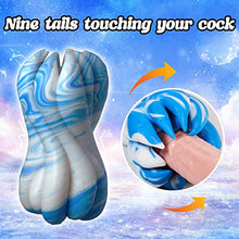 Load image into Gallery viewer, Zonbik 3D Realistic Male Masturbator Adult Sex Toys, Portable Flesh Light Sex Toy Men Masturbation Nine-Tailed Fox Pocket Pussy, Men&#39;s Pocket Pussy Blowjob Stroker Anal Play
