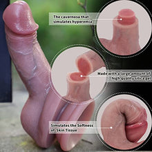 Load image into Gallery viewer, 4.92 Inch Realistic Dildo, Realistic Suction Cup Anal Dildo for Men and Women Soft Dildos, Lifelike Liquid Silicone Adult Sex Toys for G-Spot Stimulator and Anal Play
