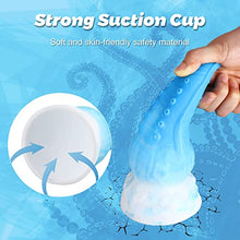 Load image into Gallery viewer, 9.6 Inch Tentacle Dildo Octopus Anal Plug Liquid Silicone, Seiecft Monster Dildo Adult Sex Toy with Strong Suction Cup for Vaginal G-Spot &amp; Anal Play Suitable
