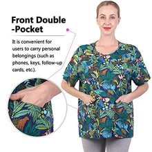 Load image into Gallery viewer, Post Surgery Shirt Post Mastectomy Shirts Shoulder Surgery Shirt Short Sleeve Rehab Clothes with Drain Management Pockets(AA12-M)
