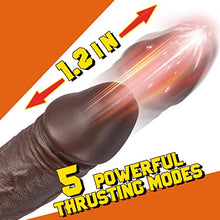 Load image into Gallery viewer, Thrusting Dildo Vibrator Bundle with 2.67&#39;&#39; Diameter Huge Thick Dildo
