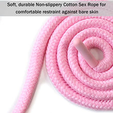 Load image into Gallery viewer, Sex Bondage Soft Rope Pink Cord 3Pcs 10M 33 Feet Cotton Rope Craft Rope Thick Cotton Cord Adult Games Restraints
