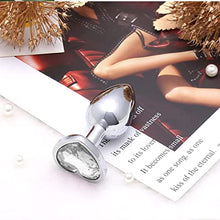 Load image into Gallery viewer, Akstore Small Fetish Anal Plug Butt Heart Personal Sex Massager (White)
