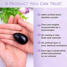 Load image into Gallery viewer, ExSoullent Yoni Eggs &amp; Soap Bundle - Obsidian Yoni Eggs Certified and Lavender Yoni Soap | Soothe. Rejuvenate. Heal

