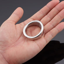 Load image into Gallery viewer, Tabuy Stainless Steel Male Cock Ring Glans Ring Metal Penis Ring Delayed Ejaculation Increase Stimulation Sex Toys for Men (Medium)
