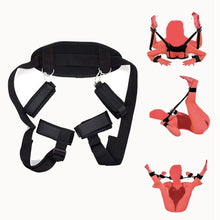 Load image into Gallery viewer, Sexy Straps for Couples Bed Restraints Bondaged Kit Sex Adults Restraint King Queen Bed with Handcuffs Toys Bondaged Restraints for Women Kit Ties Wrist and Ankle Adult Toys Set Yoga Sweater E10
