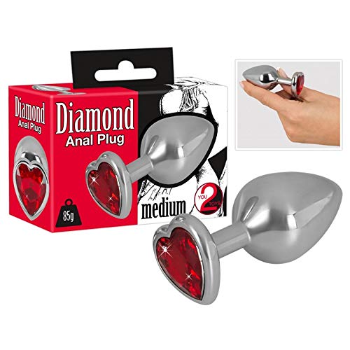 HOKPLITE Diamond Butt Plug, Medium