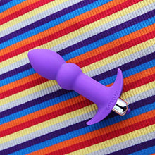 Load image into Gallery viewer, Tantus Sex/Adult Toys Perfect Plug Plus Vibrating Butt Plug - 100% Ultra-Premium Flexible Silicone Glossy Prostate Massager, Waterproof, Anal Stimulation for Men, Women, Couples - Midnight Purple
