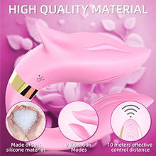 Load image into Gallery viewer, LEAIWORLD Remote Controlled Invisible Wearable Fox Vibrator, Sex Toys for Clitoral Stimulation, Stimulator with 9 Vibration Patterns, Waterproof Dummy Vibrator for Women or Couples
