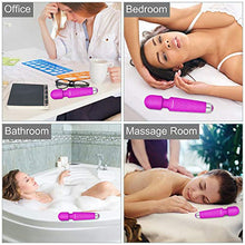 Load image into Gallery viewer, Massager for Women, 8 Powerful Speeds 20 Modes, Personal Rechargeable Massager, Handheld Waterproof Massager Therapy Back Neck Muscle Aches Sports Recovery, Quiet
