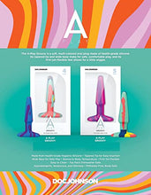 Load image into Gallery viewer, Doc Johnson A-Play - Groovy - Silicone Anal Plug - 4 inch (0.75 inches Wide), Sunrise
