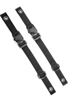 Gel Ovations Wheelchair Foot Straps (Pair) with Limit-Less Magnetic Self Engaging Buckle (Large)