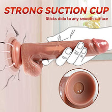 Load image into Gallery viewer, 8&quot; Thrusting Dildo Vibrator for Women, Realistic Silicone Dildos with 10 Vibrating Modes for G Spot Anal Vagina Stimulation, Adult Sex Toys with Strong Suction Cup for Women and Couple
