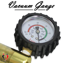 Load image into Gallery viewer, LeLuv Penis Vacuum Pump Ultima Handle Red Premium Ergonomic Grips &amp; Uncollapsable Slippery Hose Bundle with Protected Gauge, 4 Constriction Rings | 9&quot; Length x 3.00&quot; Diameter Cylinder

