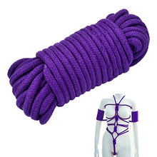 Load image into Gallery viewer, SGirl 10m Soft Cotton Bondage Rope Strap Restraints (Purple)
