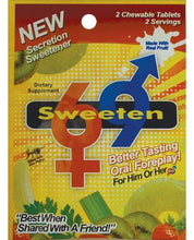 Load image into Gallery viewer, Fruit Flavored Sweeten 69 Natural Secretion Sweetener (for Oral Sex pk of 2) Sexual Foreplay
