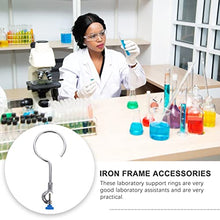 Load image into Gallery viewer, iplusmile Flask 1pc Useful Open Ring Clamps Retort Support Iron Labs Support Ring Kickstand
