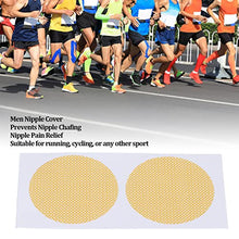 Load image into Gallery viewer, 50 Pairs Men Nipple Cover Set, Skin Friendly Breathable Nipple Protector for Sports, Sweatproof Soft Nipple Stickers for Preventing Nipple Chafing, Practical Nipple Tape for Men Runners
