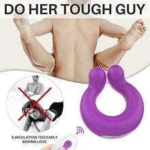 Load image into Gallery viewer, Vibrating Cock Ring Cock Ring Couples Vibrator, Adult Sex Toys Clitoris Vibrator G-spot Stimulator, Men&#39;s Vibrator for Testicle Stimulation for Men Erection and Improving Sexual Performance
