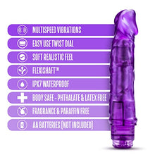 Load image into Gallery viewer, 9&quot; Soft Long Realistic Vibrating Dildo -- Multi Speed Veiny Textured Vibrator -- Waterproof -- Sex Toy for Women -- Sex Toy for Adults (Purple)
