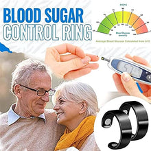 Load image into Gallery viewer, Healthgo Blood Sugar Regulator Ring,Health Go Blood Sugar Regulator Ring,Healthgo Blood Sugar Control Ring,Health Go Blood Glucose Regulator Ring (2PCS Black)
