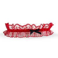 EasyToys Sexy Lingerie Lace Garter, Red, 7 Gram