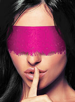 Ouch! Mystere Lace Mask, Pink