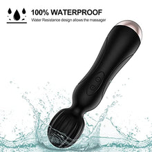 Load image into Gallery viewer, X-pidany Personal Wand Massager - Rechargeable - Quiet - Waterproof - 10 Vibration Modes - Men &amp; Women - Personal Full Body Massager for Neck Shoulder Back Body Relieves Muscle Tension
