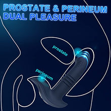 Load image into Gallery viewer, Thrusting Prostate Massager Anal Vibrator for Men&#39;s, Male Anal Sex Toys for Men - Vibrating Anal Butt Plug Toy for Women,10 Thrusting &amp; Vibrations, Remote Control, Waterproof (APP)
