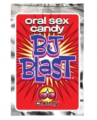 Bj blast oral sex candy - cherry (Pack Of 6)