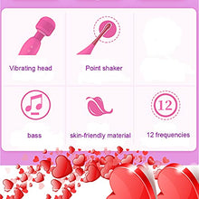 Load image into Gallery viewer, High Frequency Clitoral Vibrator 2 in 1 Clit &amp; G Spot Rabbit Anal Dildo Vibrator Adult Sex Toys Silicone Rechargeable Clitoris Vagina Stimulator Classic Vibrator for Solo or Couples
